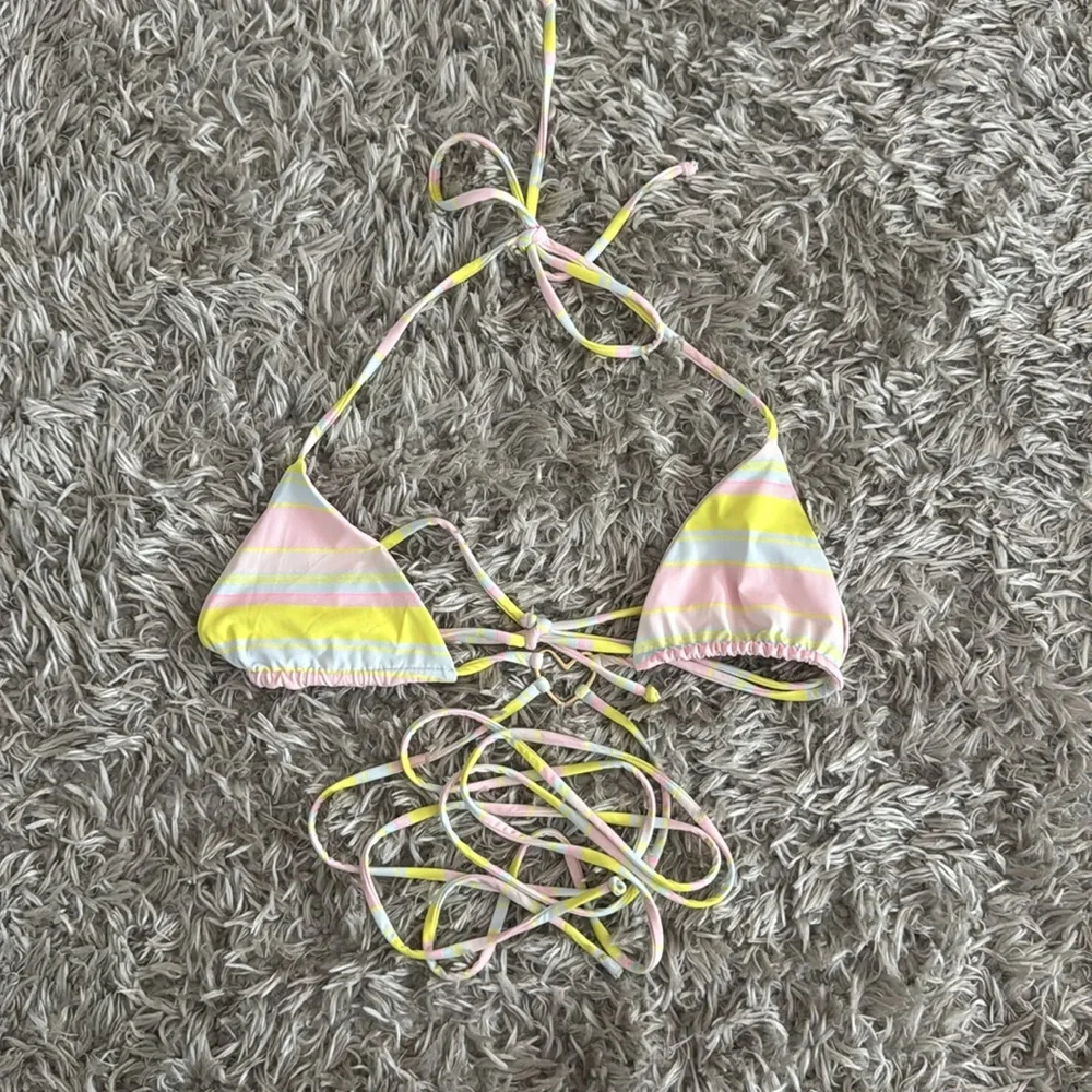 Frankie’s Bikinis Tatum Triangle String Top & Tia Bottom Bikini Set